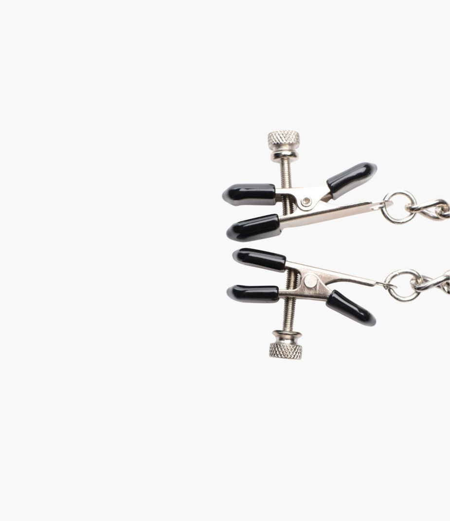 Titty and Labia Taunter Clamps with Weighted Bead