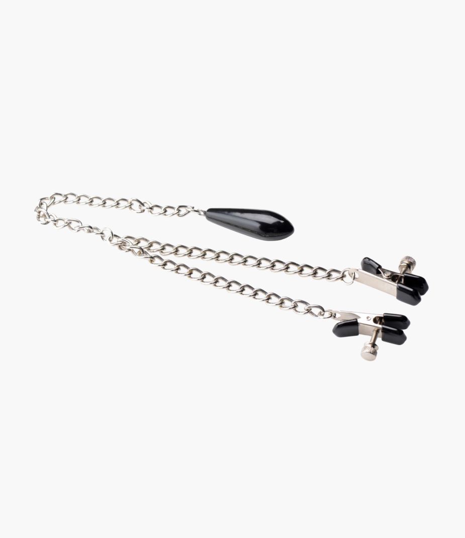 Titty and Labia Taunter Clamps with Weighted Bead