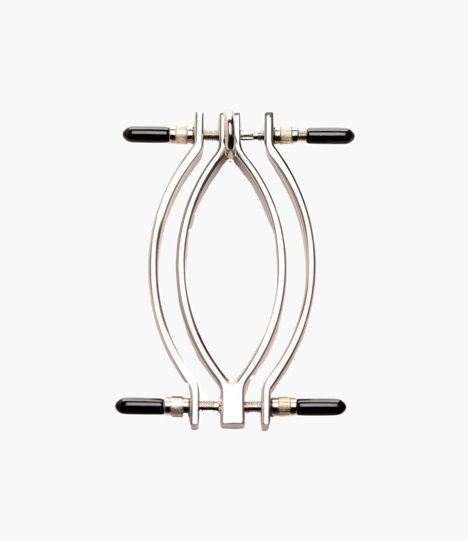 Adjustable labia squeezer tool