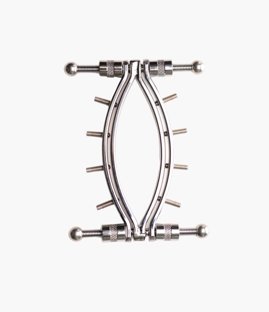 adjustable labia squeezer with screws for pleasure