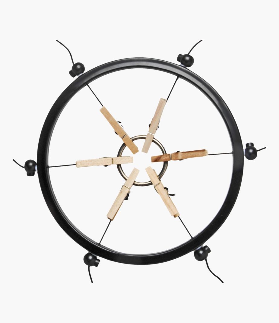 Adjustable Labia Spreader Ring with Clothespin Clamps